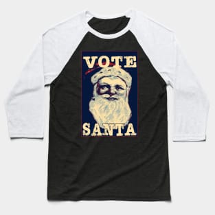 Vote Santa Baseball T-Shirt